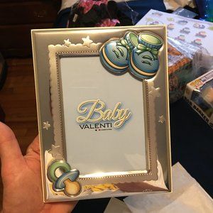 .925 Silver Baby Picture Frame w/ Authentication